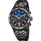 Relógio Festina Chorono Bike f20673/1 azul pulseira de 316l de aço inoxidável, homem