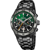 Relógio Festina Chrono Bike F20673/2 Verde Pulseira de Aço Inoxidável 316L, Homem
