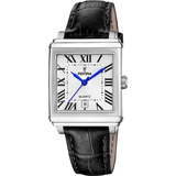 Relógio festina f20682/3 prata cinza pulsera de couro, mulher_PRODUCT