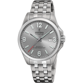 Relógio Festina F20696/2 cinzento, bracelete de titânio, homem