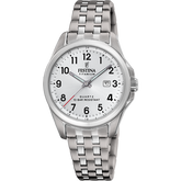 Relógio Festina F20697/1 Branco Pulseira de Titânio, Mulher