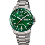 Relógio festina f20698/3 verde pulsera de titânio, homem_PRODUCT