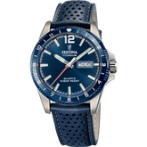 Relógio Festina Titanium F20699/2 Azul Pulseira de Couro, Homem