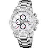 Relógio festina timeless chronograph f20704/1 branco pulsera de de aço inoxidável, homem_PRODUCT