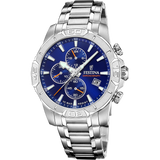 Relógio festina timeless chronograph f20704/2 azul pulsera de de aço inoxidável, homem_PRODUCT