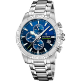 Relógio festina timeless chronograph f20704/4 azul pulsera de de aço inoxidável, homem_PRODUCT
