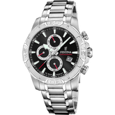 Relógio festina timeless chronograph f20704/6 preto pulsera de de aço inoxidável, homem_PRODUCT