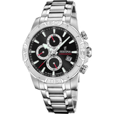 Relógio festina timeless chronograph f20704/6 preto pulsera de de aço inoxidável, homem_PRODUCT