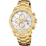 Relógio festina timeless chronograph f20705/1 branco pulsera de de aço inoxidável, homem_PRODUCT