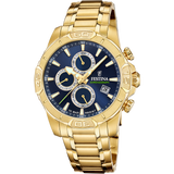 Relógio festina timeless chronograph f20705/5 azul pulsera de de aço inoxidável, homem_PRODUCT