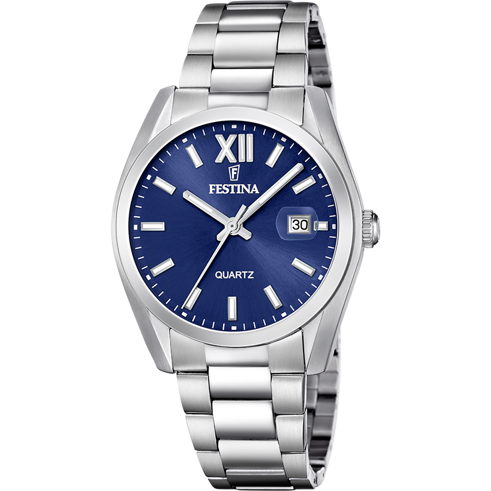 Relógio festina f20707/7 azul pulsera de 316l de aço inoxidável, homem_PRODUCT