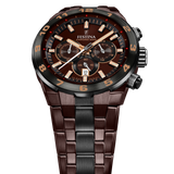 Relógio festina special edition f20708/1 castanho pulsera de 316l de aço inoxidável, homem_ARTISTIC