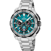 Relógio masculino festina chrono bike f20724/6 azul pulseira de aço_PRODUCT