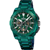 Relógio masculino festina chrono bike edição especial f20730/1 verde pulseira de aço_PRODUCT