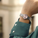 Relógio festina mademoiselle f20746/2 rosa pulsera de de aço inoxidável, mulher_LIFESTYLE