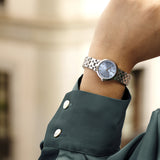 Relógio festina mademoiselle f20746/3 azul pulsera de de aço inoxidável, mulher_LIFESTYLE