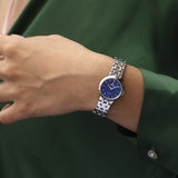 Relógio festina mademoiselle f20746/4 azul pulsera de de aço inoxidável, mulher_LIFESTYLE