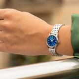 Relógio festina mademoiselle f20749/4 azul pulsera de de aço inoxidável, mulher_LIFESTYLE