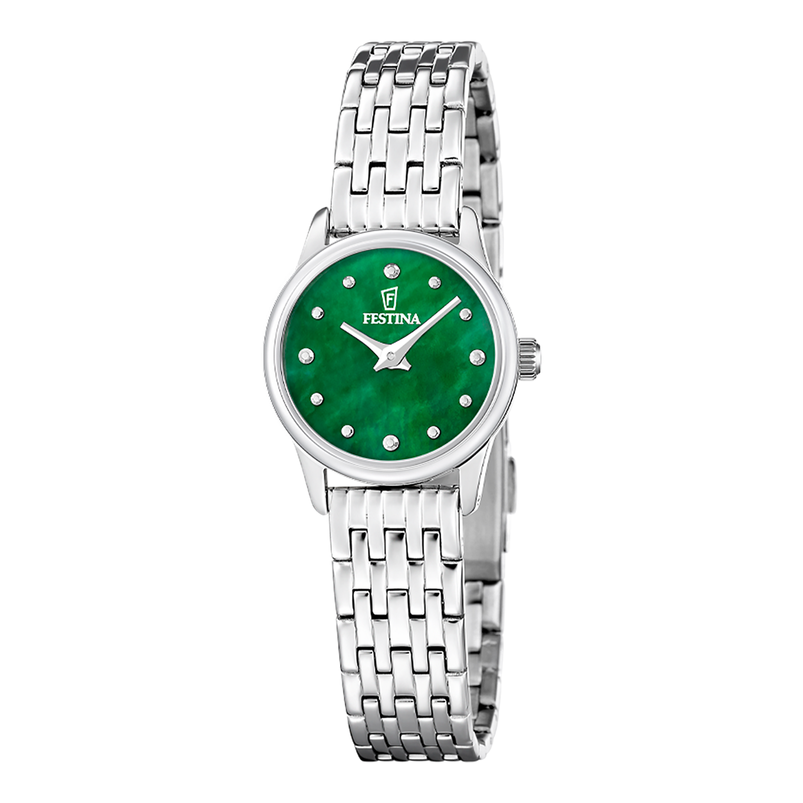 Relógio festina mademoiselle f20749/5 verde pulsera de de aço inoxidável, mulher_PRODUCT