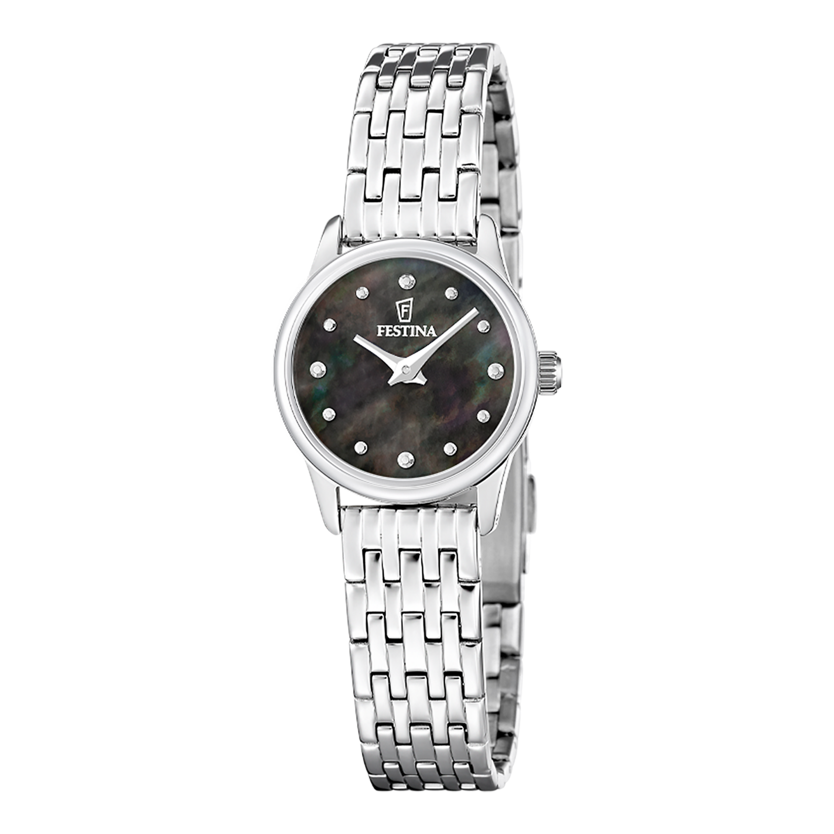 Relógio festina mademoiselle f20749/6 preto pulsera de de aço inoxidável, mulher_PRODUCT