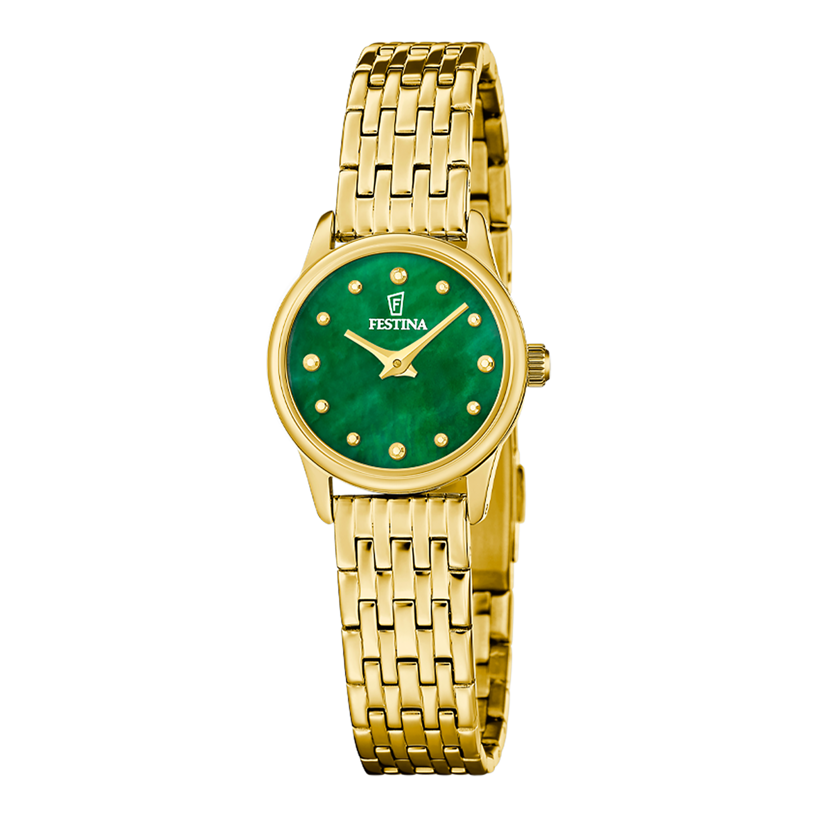 Relógio festina mademoiselle f20750/5 verde pulsera de de aço inoxidável, mulher_PRODUCT