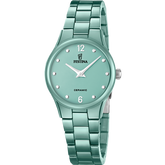 Relógio festina ceramic f20751/3 verde pulsera de cerâmica, mulher_PRODUCT