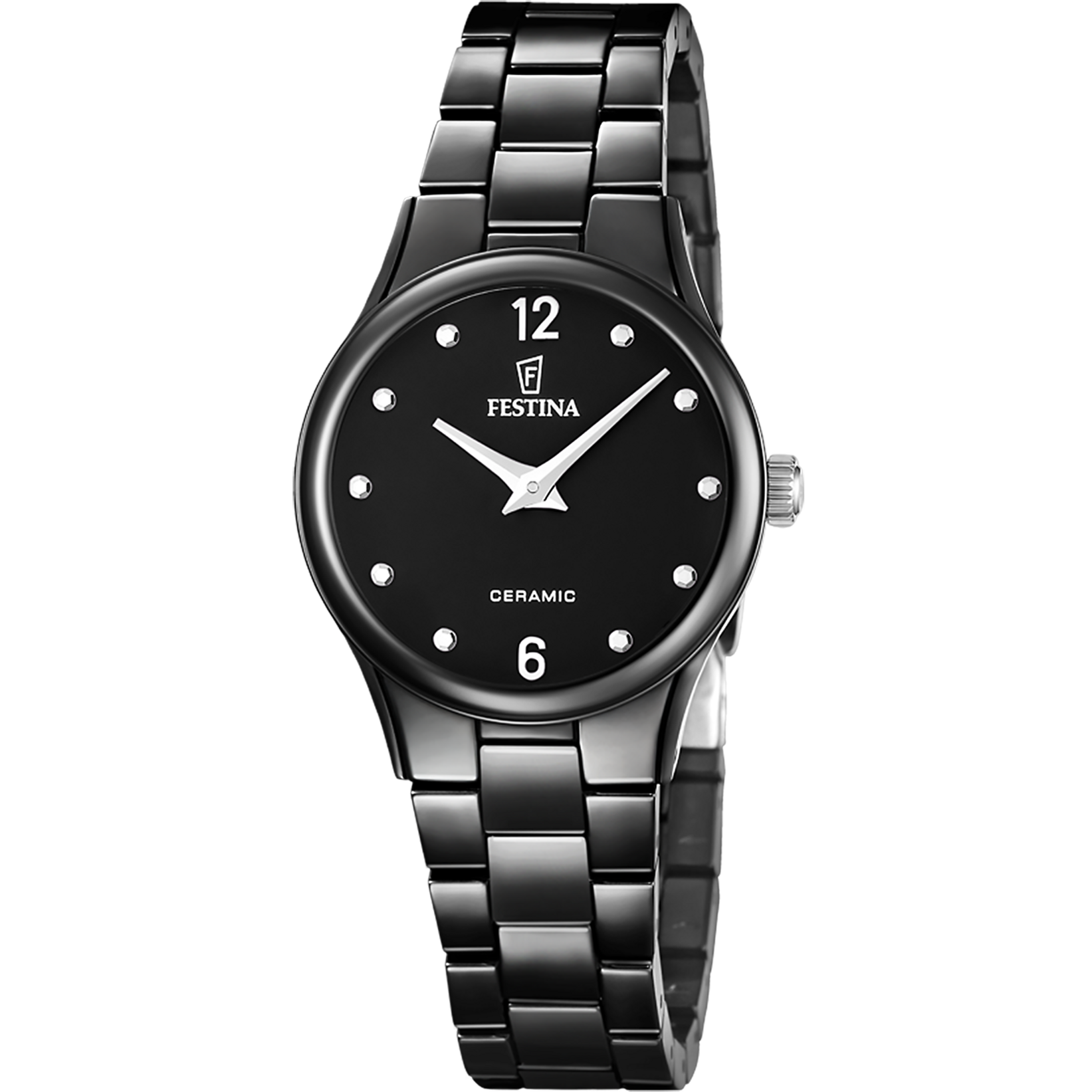 Relógio festina ceramic f20751/7 preto pulsera de cerâmica, mulher_PRODUCT