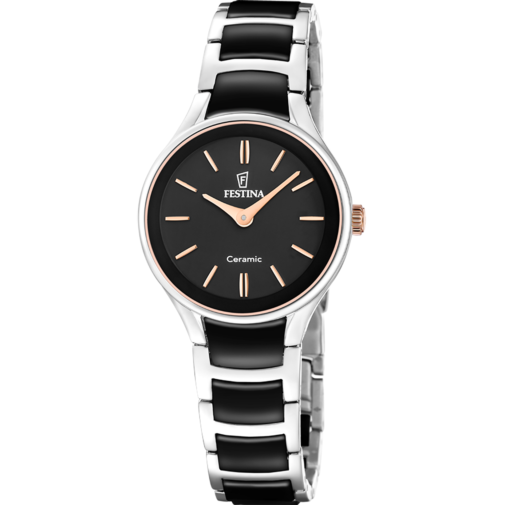 Relógio festina ceramic f20752/7 preto pulsera de de aço inoxidável, mulher_PRODUCT