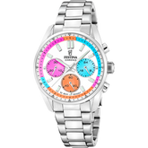 Festina boyfriend f20753/7 multicolorado de aço inoxidável, unisex_PRODUCT