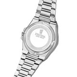 Relógio festina swiss made vallée f22000/1 prata cinza pulsera de de aço inoxidável, homem_ARTISTIC