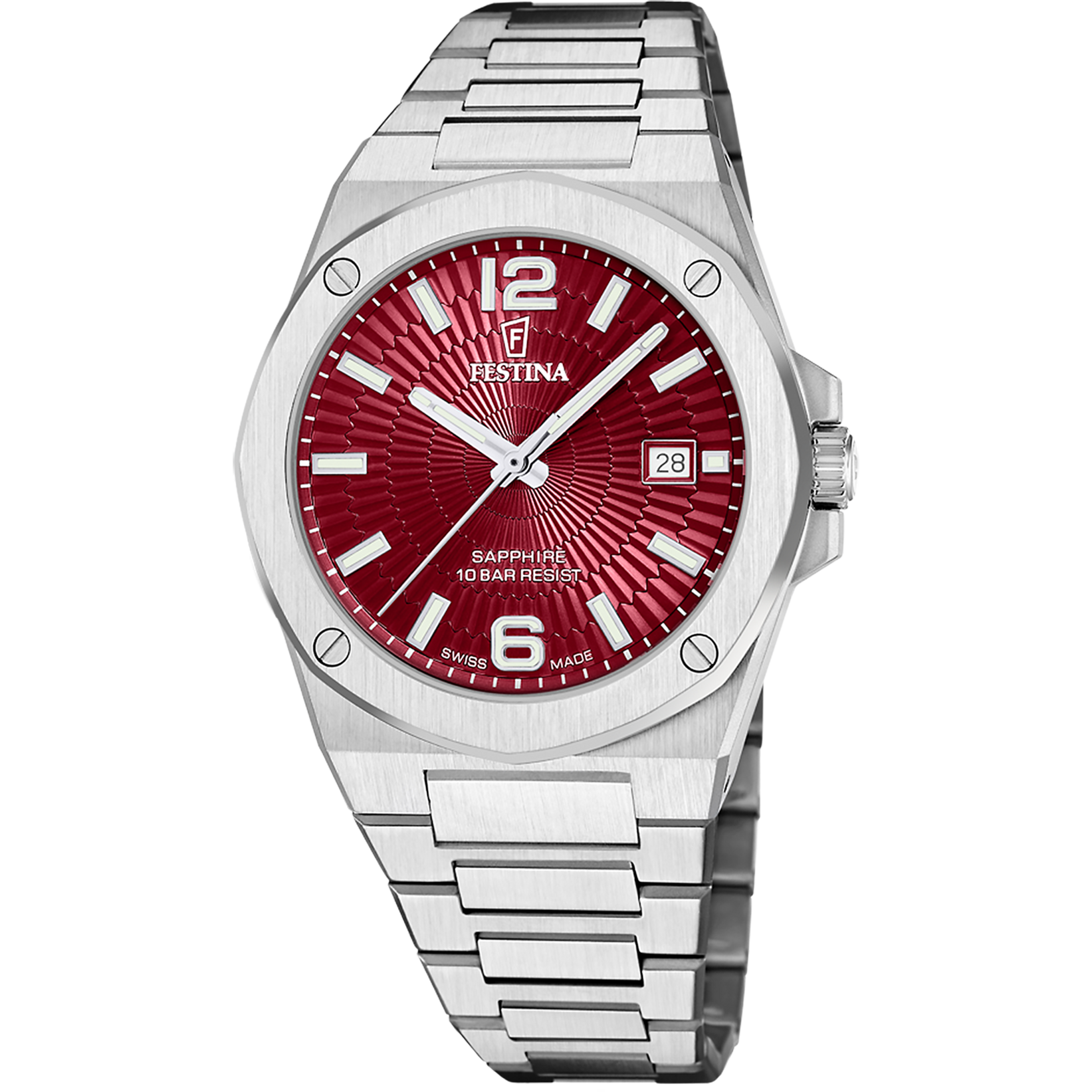 Relógio festina swiss made f22000/5 vermelho homem_PRODUCT