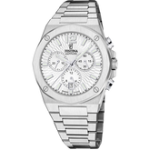Relógio festina swiss made vallée f22002/1 prata cinza pulsera de de aço inoxidável, homem_PRODUCT
