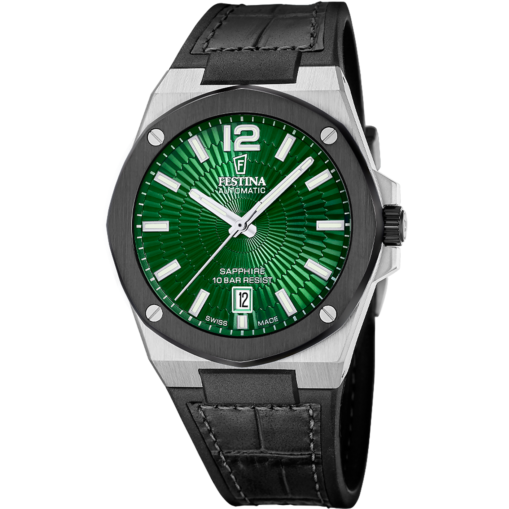 Relógio festina swiss made f22005/3 verde homem_PRODUCT