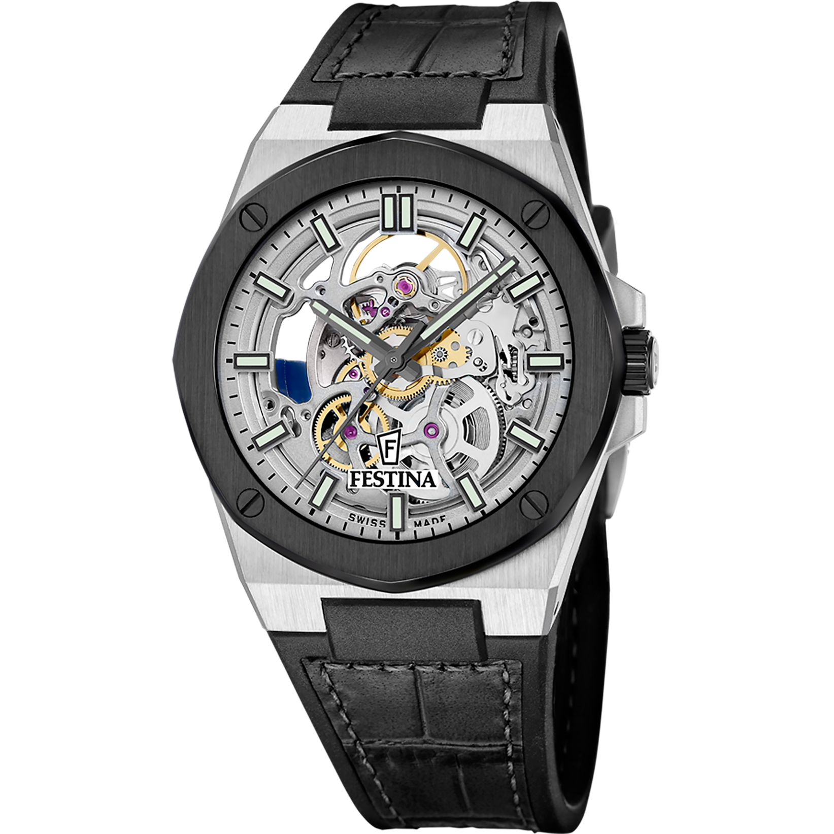 Relógio de homem festina swiss made automático f22009/1_PRODUCT