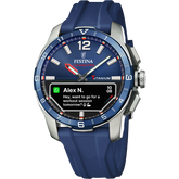 Relógio masculino festina connected d azul f23000/1