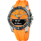 Relógio masculino festina connected d laranja f23000/7