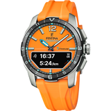 Relógio masculino festina connected d laranja f23000/7