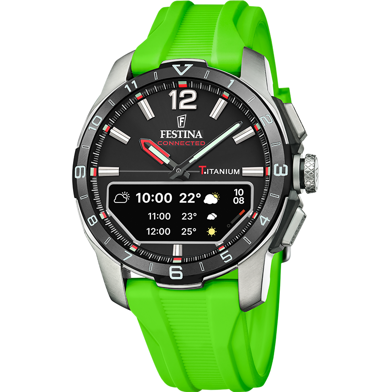 Relógio festina f23000/b preto pulsera de borracha, homem_PRODUCT