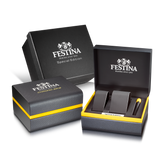 Relógio festina special edition f20708/1 castanho pulsera de 316l de aço inoxidável, homem_CASE