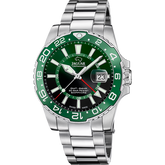 Relógio masculino jaguar ceramic gmt de cor verde j1011/3