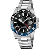 Relógio masculino jaguar ceramic gmt de cor azul j1011/4