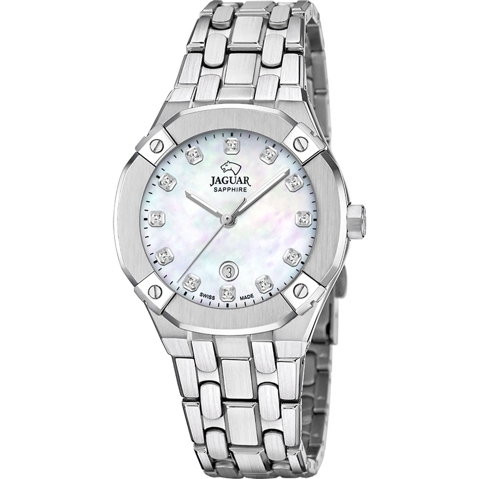 Relógio de mulher jaguar swiss made diplomatic j1016/4_PRODUCT