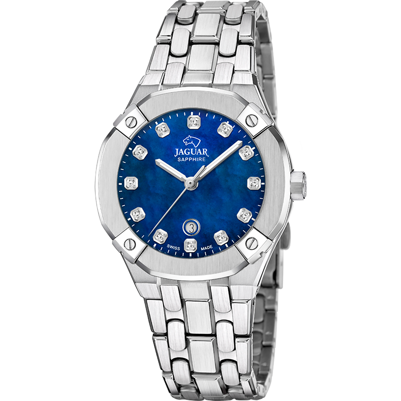 Relógio de mulher jaguar swiss made diplomatic j1016/6_PRODUCT