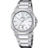 Relógio jaguar swiss made j1024/4 prata cinza pulsera de 316l de aço inoxidável, homem_PRODUCT