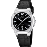 Relógio jaguar swiss made j1032/5 preto pulsera de couro, mulher_PRODUCT