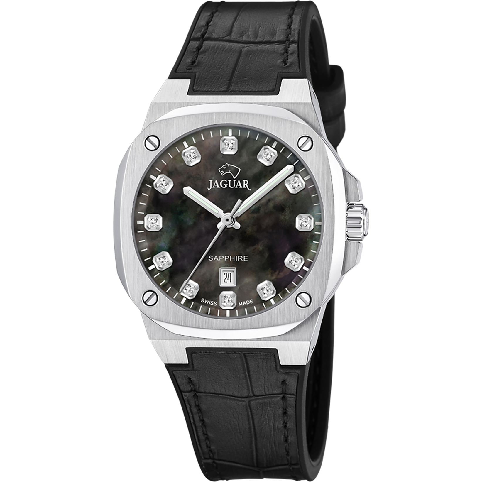 Relógio de mulher jaguar swiss made rondcarre j1032/8_PRODUCT