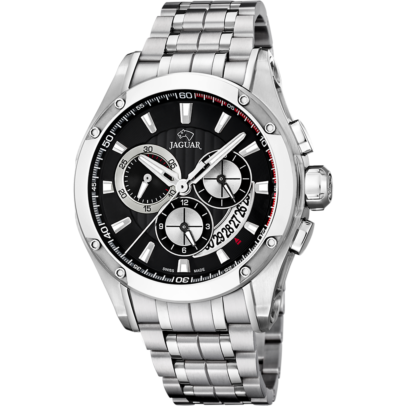 Relógio jaguar swiss made j1033/1 preto homem_PRODUCT