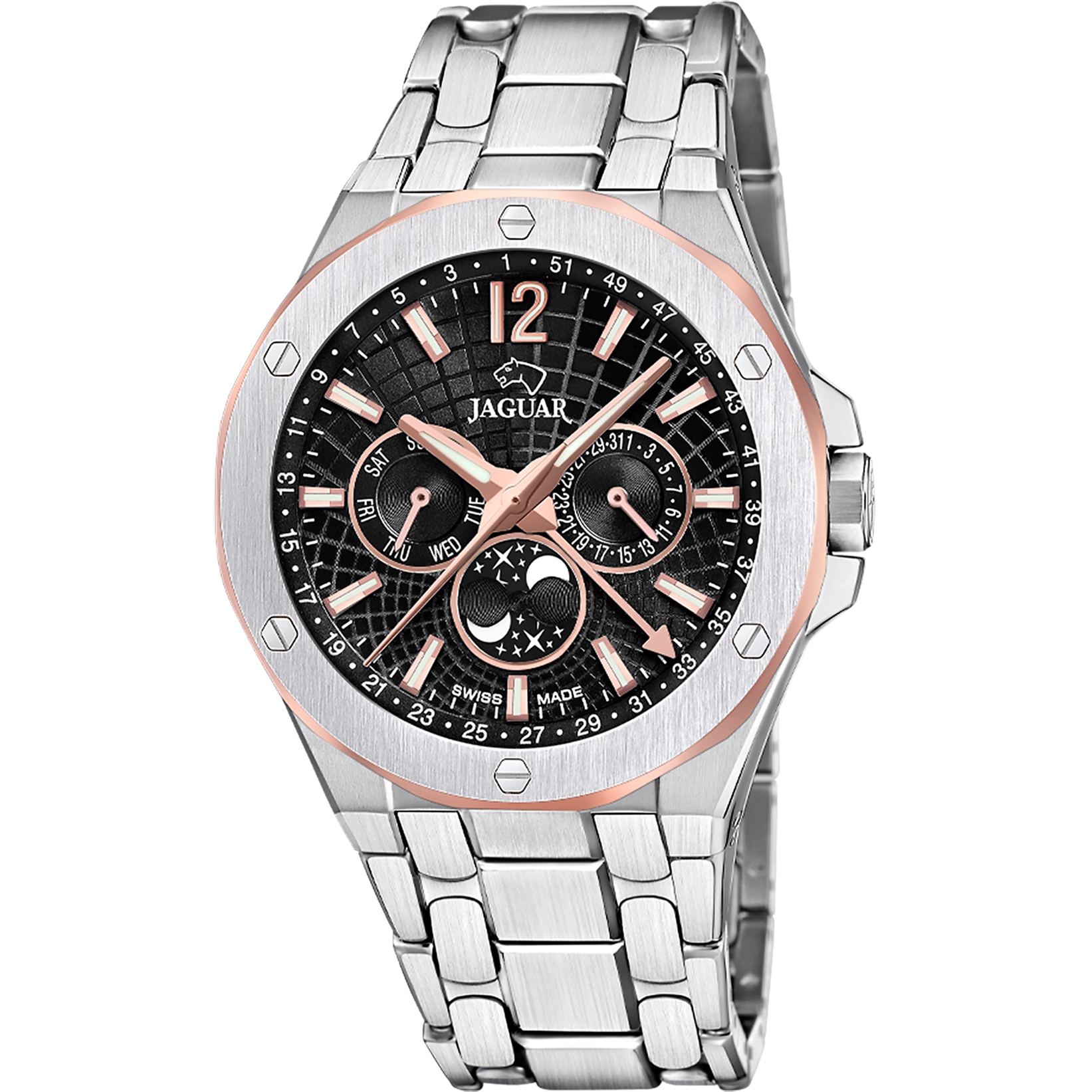Relógio jaguar swiss made j1039/4 preto homem_PRODUCT