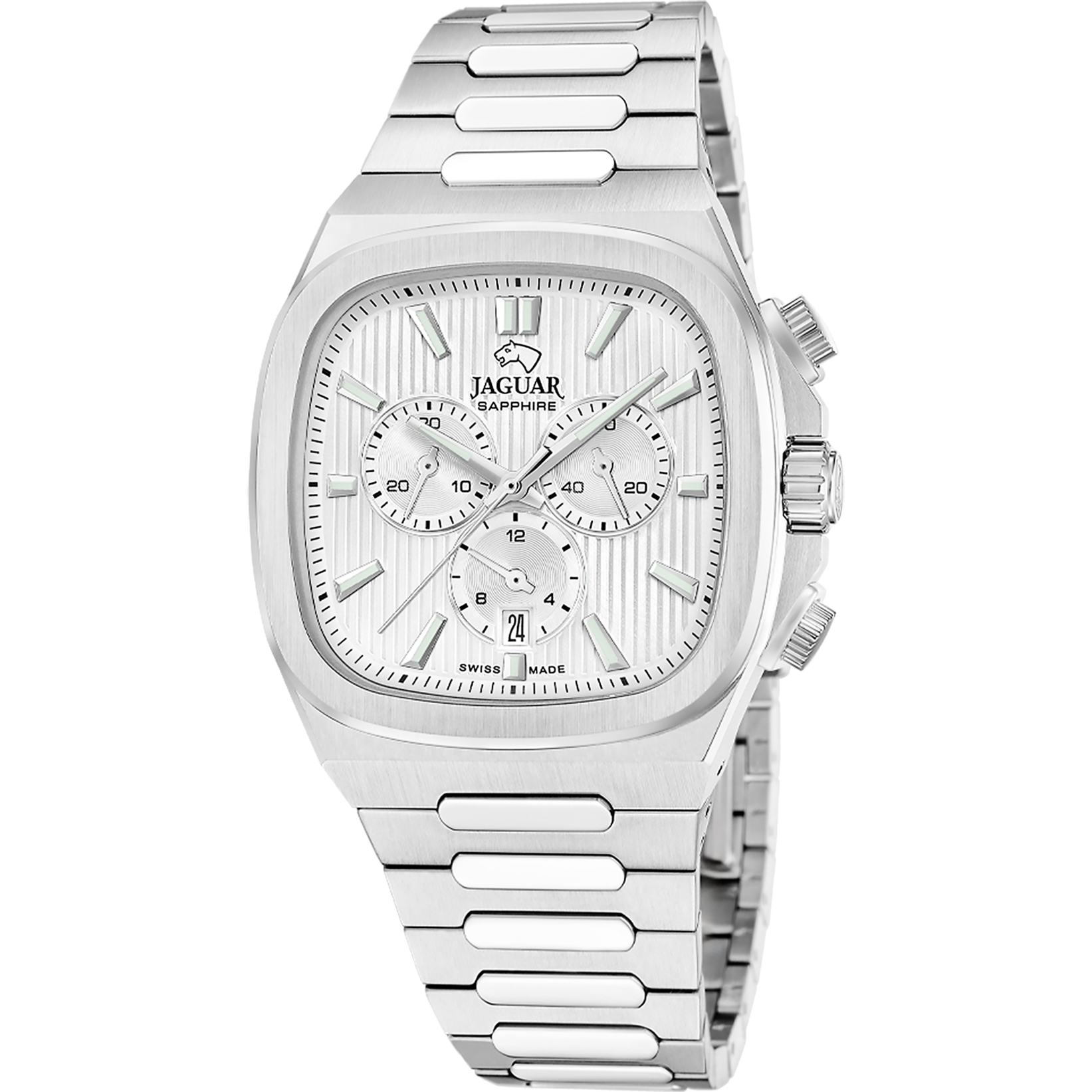 Relógio jaguar swiss made j1048/1 prata cinza homem_PRODUCT