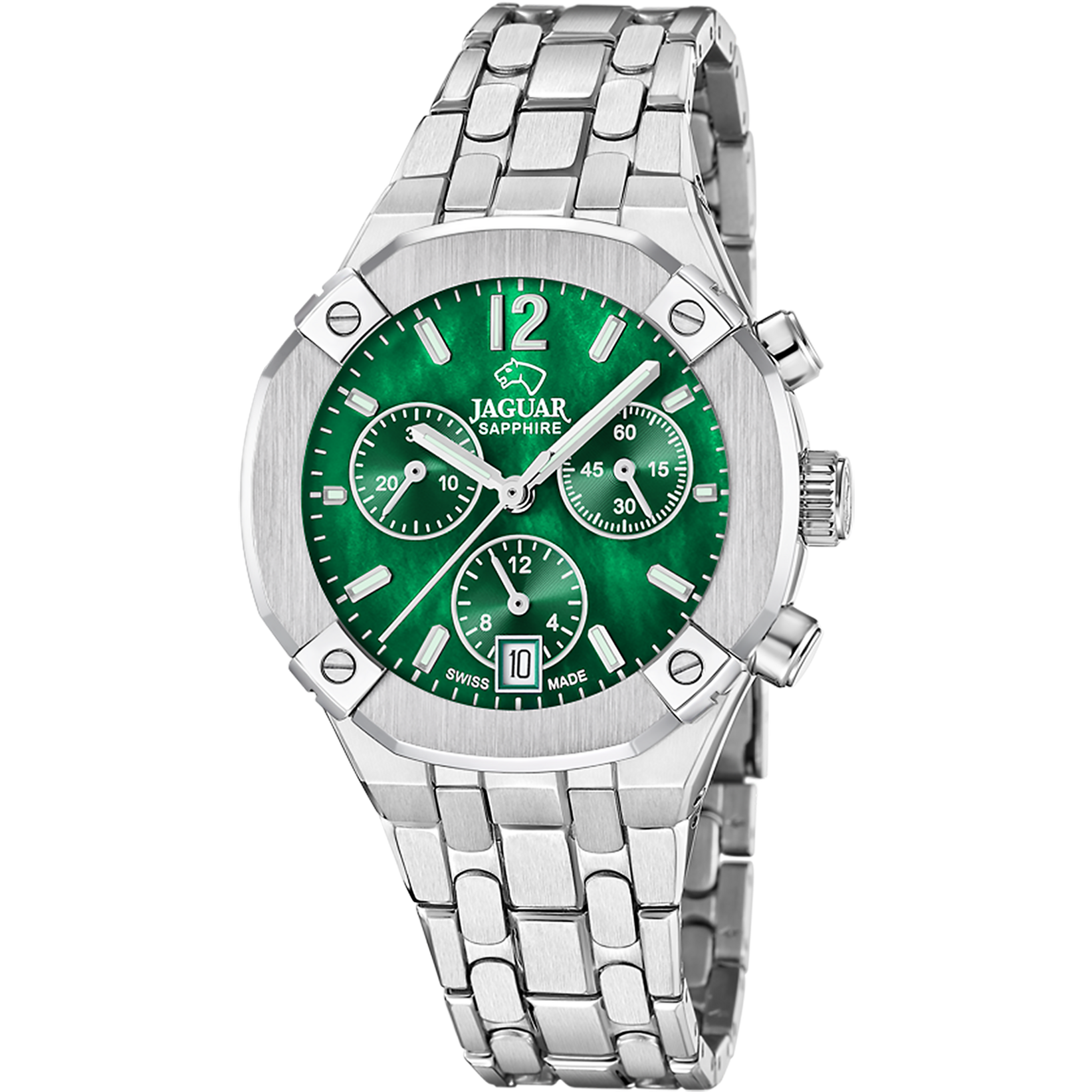 Relógio jaguar swiss made j1053/4 verde mulher_PRODUCT